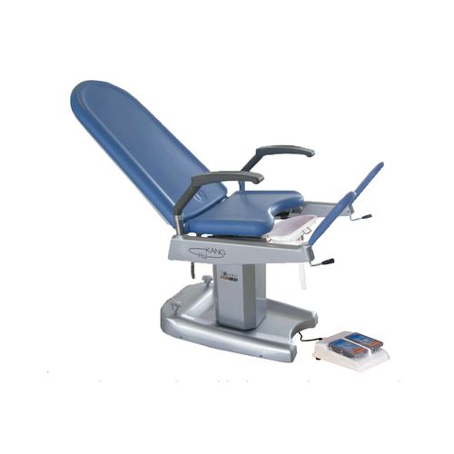 Sillón de reconocimiento ginecológico - DH-S102A 01 - KANGHUI MEDICAL TECHNOLOGY - eléctrico / de altura variable / de 2 secciones