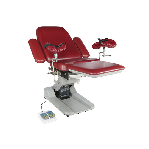 Sillón de reconocimiento ginecológico - DH-S102C 01 - KANGHUI MEDICAL TECHNOLOGY - electrohidráulico / de altura variable / de 3 secciones
