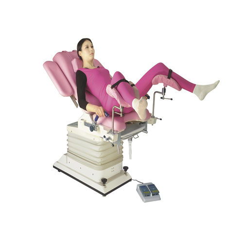 Sillón de reconocimiento general - DH-S104B 01 - KANGHUI MEDICAL TECHNOLOGY - eléctrico / de altura variable / basculante