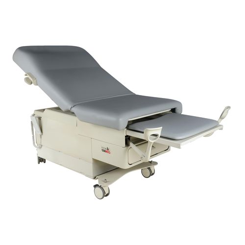 Sillón de reconocimiento ginecológico - DH-S106A - KANGHUI MEDICAL TECHNOLOGY - eléctrico / con ruedas / de 3 secciones