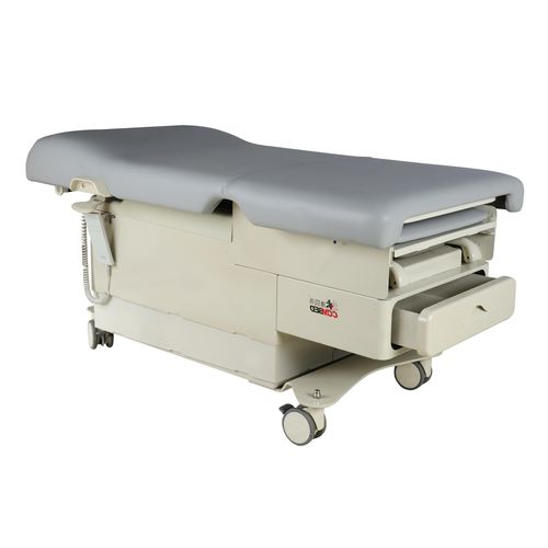 Sillón de reconocimiento ginecológico - DH-S106A 03 - KANGHUI MEDICAL TECHNOLOGY - eléctrico / con respaldo regulable / de 3 secciones