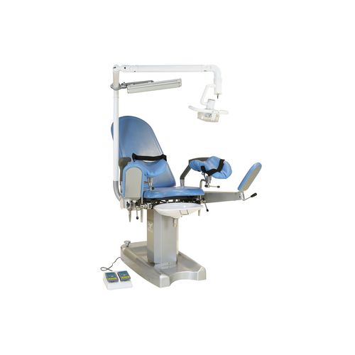 Sillón de reconocimiento ginecológico - DH-S101 04 - KANGHUI MEDICAL TECHNOLOGY - eléctrico / de altura variable / con reposapiernas