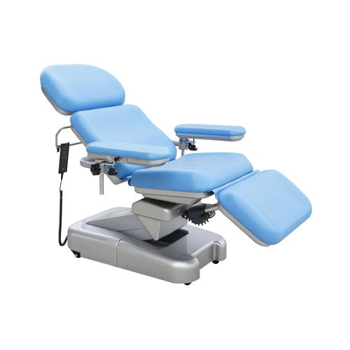 Sillón para extracción de sangre eléctrico - DH-XD101-01 - KANGHUI MEDICAL TECHNOLOGY - de 4 secciones / de altura variable