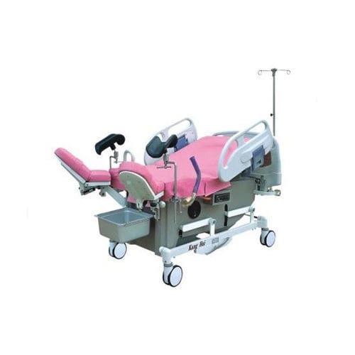 Cama de parto - KANGHUI MEDICAL TECHNOLOGY - eléctrica / de altura regulable / con ruedas