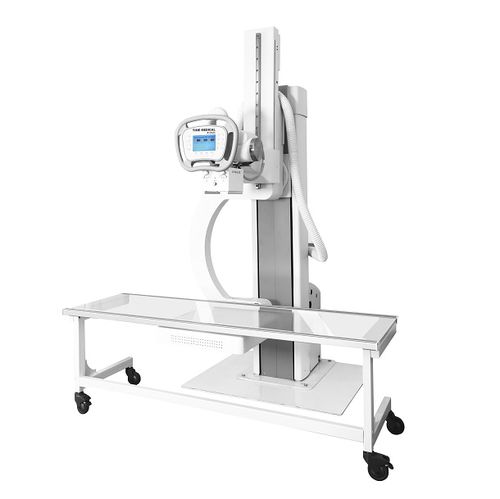 Sistema de radiografía digital - RORA500 - Time Medical Systems - para radiografía polivalente / con mesa móvil / con brazo portatubos pivotante