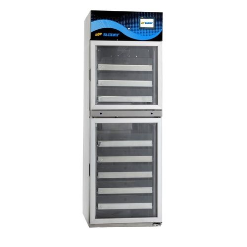 Refrigerador para leche materna - SM-MD 550 - Sumer - de tipo armario / con 2 puertas / con puerta de cristal