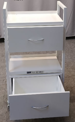 Carro médico - 2050 series - Fysiotech - para instrumental / con cajón / con estante