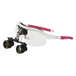 lupa binocular con montura de gafas