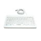 teclado médico de vidrio / antibacterias / desinfectable / de higiene