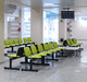 asiento con estructura modular para sala de espera