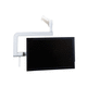 brazo de soporte reclinable / de posicionamiento / giratorio / para monitor quirúrgico