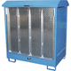 armario para líquido inflamable / con puerta / azul / con 2 puertas