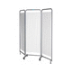 biombo médico plegable / con ruedas / 3 paneles