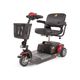 scooter para movilidad reducida eléctrico / bariátrico / con 4 ruedas / con cesto