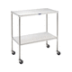 mesa rectangular / cuadrada / con cajones / de acero inoxidable