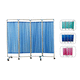 biombo médico plegable / con ruedas / portátil / 3 paneles