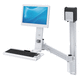 brazo de soporte reclinable / giratorio / para monitor LCD / médico