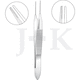 micropinza para oftalmología / para sutura / para prensión de tejidos / recta