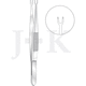 micropinza para oftalmología / recta / de acero inoxidable