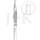 micropinza para cirugía oftalmológica / para sutura / de acero inoxidable / recta