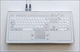 teclado con alfombrilla táctil / de silicona / de aluminio / USB
