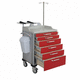 carro de emergencia / médico / de uso general / de acero inoxidable
