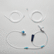 tubo recto / flexible / transparente / desechable