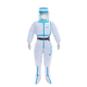equipo de protección individual sanitario con suministro de aire / unisex / de polietileno / de tejido no tejido