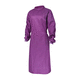 bata quirúrgica unisex / desechable / violeta