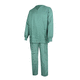 uniforme médico / unisex / de un solo uso / verde