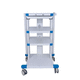 carro médico / endoscópico / multifunción / de aluminio