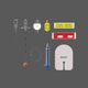 kit médico para anestesia