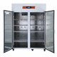 refrigerador de cromatografía / de tipo armario / con 2 puertas / con puerta de cristal