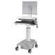 carro médico / para monitor / para humanos / compacto