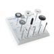 kit de instrumentos para pulido dental