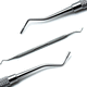 escarificador dental para cirugía dental / doble / de acero inoxidable