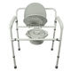silla con orinal con reposabrazos / con cubo / bariátrica / de altura variable