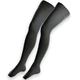 calcetines de compresión para la prevención del tromboembolismo venoso / negro / azul
