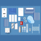kit médico para acceso vascular / intervenciones vasculares / estéril