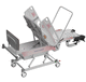 cama de parto / manual / pediátrica / de altura regulable
