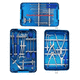 kit de instrumentos para cirugía del raquis / para cirugía ortopédica / para osteosíntesis del raquis