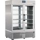 refrigerador de laboratorio / pasante / con 2 puertas / con puerta de cristal