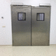 puerta hermética / de hospital / para sala de operaciones / de laboratorio