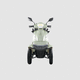 scooter para movilidad reducida eléctrico / con 4 ruedas / biplaza