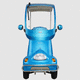 scooter para movilidad reducida eléctrico / con 4 ruedas / con cabina