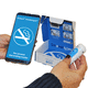 analizador respiratorio CO / contra el tabaquismo / smartphone / de mano