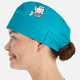 gorro médico ajustable / de algodón / de poliéster / lavable