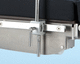 fijador para mesa de operaciones de aluminio