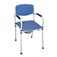 silla con orinal con reposabrazos / con cubo / ergonómica