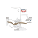 unidad dental con sillón eléctrico / con reposacabezas flexible / modular / con monitor